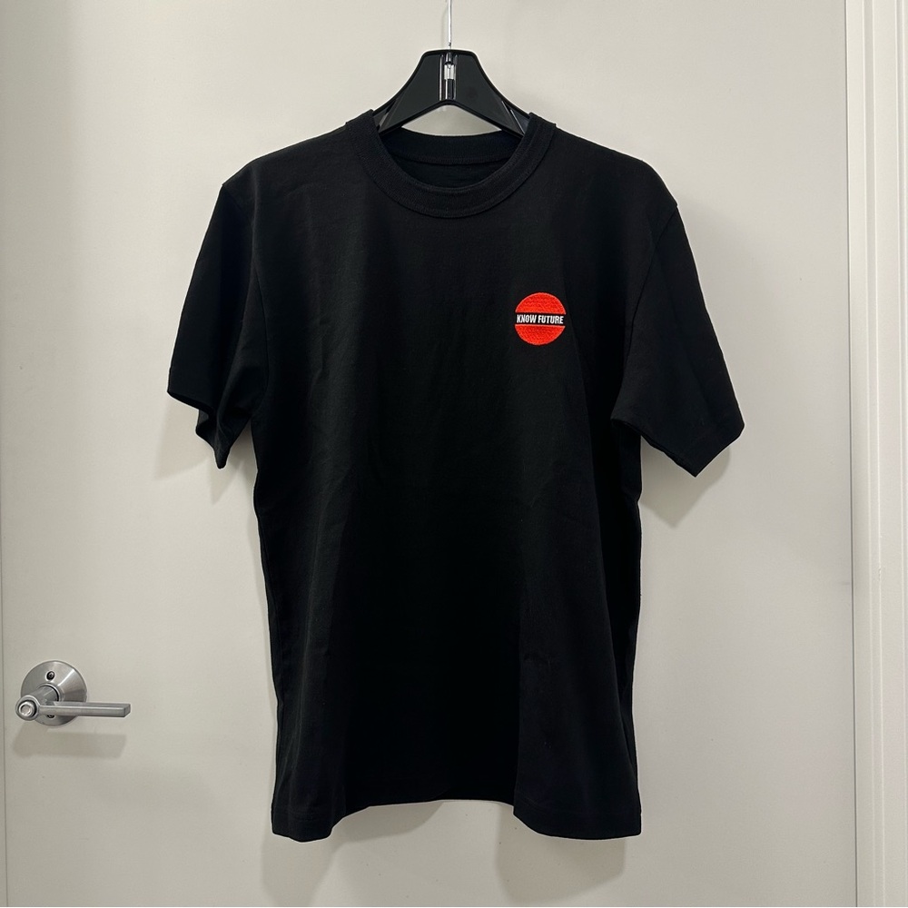 NEW Sacai "know future" minimalism T-shirt | Size 2
